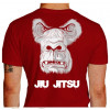 Camiseta - Jiu-Jitsu - Gorila Bad Boy Lisa Costas Vermelho