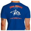 Camiseta - Jiu-Jitsu - Lutador Casca Grossa Bruiser Arte Suave Lisa Costas Azul