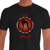 Camiseta de Muay Thai Golpes Fight - Preta