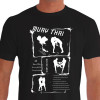 Camiseta de Muay Thai História - Preta