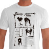 Camiseta de Muay Thai História - Branca