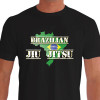 Camiseta de Jiu Jitsu Mapa do Brasil - Preta