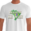 Camiseta de Jiu Jitsu Mapa do Brasil - Branca
