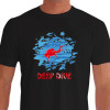 Camiseta de Mergulho Deep Dive - 100% Algodão Premium