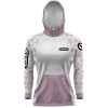 Combo Camisa com capuz hardy protection Traíra Branco + Máscara - PESCA ESPORTIVA DRYUV50 