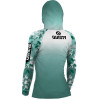 Combo Camisa com capuz hardy protection Fly Verde + Máscara - PESCA ESPORTIVA DRYUV50