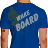 Camiseta NO FEAR WAKE BOARD  - azul