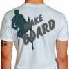 Camiseta NO FEAR WAKE BOARD  - branca