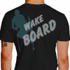 Camiseta NO FEAR WAKE BOARD  - preta