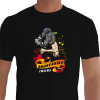 camiseta slm patins in line - PRETA