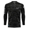 Combo VIP - Pro Elite Army Black Pesca Esportiva - Camisa + Máscara + Chapéu DRYUV50+ 
