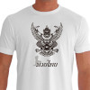 Camiseta de Muay Thai Proteção Garuda - Branca