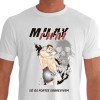 Camiseta de Muay Thai Só os Fortes Sobrevivem - Branca