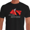 Camiseta de Mergulho Bora Mergulhar - Algodão