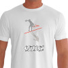 Camiseta - Squash - Jogador Saque Quadra - BRANCA