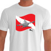 Camiseta de Mergulho SharkSub - 100% Algodão Premium