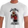 Camiseta de Muay Thai Skull Snake Fight - Branca