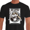 Camiseta de Jiu Jitsu Treino e Tecnica - Preta