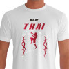 Camiseta de Muay Thai Tribal - Branca