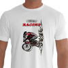 Camiseta - BMX Racing - Tribal Piloto Jump Salto Rampa Branca